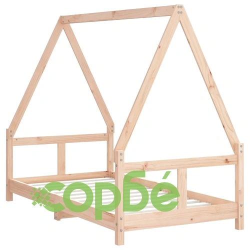 Рамка за детско легло 80x160 см масивна борова дървесина ➤ топ цена ➤ sorbe.bg