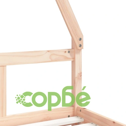 Рамка за детско легло 80x160 см масивна борова дървесина ➤ топ цена ➤ sorbe.bg