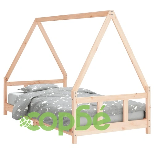 Детска рамка за легло, 90x190 см, бор масив ➤ топ цена ➤ sorbe.bg