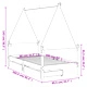 Рамка за детско легло с чекмеджета 80x160 см бор масив
