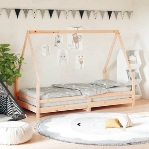Детска рамка за легло, 90x190 см, бор масив