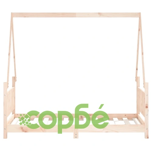 Рамка за детско легло 80x160 см масивна борова дървесина ➤ топ цена ➤ sorbe.bg