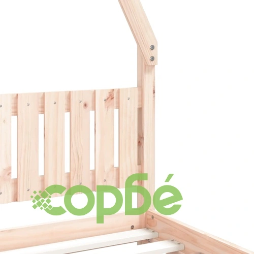 Детска рамка за легло, 90x190 см, бор масив ➤ топ цена ➤ sorbe.bg