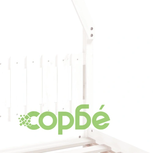 Детска рамка за легло, бяла, 90x190 см, бор масив ➤ топ цена ➤ sorbe.bg