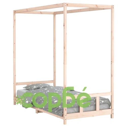 Рамка за детско легло, 90x200 см, масивна чамова дървесина ➤ топ цена ➤ sorbe.bg