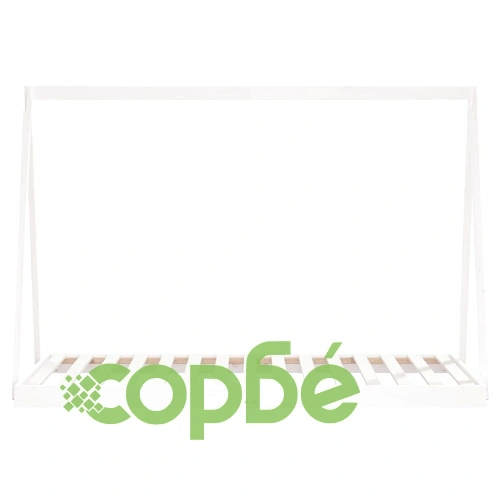 Детска рамка за легло, бяла, 90x190 см, бор масив ➤ топ цена ➤ sorbe.bg