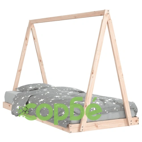 Рамка за детско легло, 90x200 см, масивна чамова дървесина ➤ топ цена ➤ sorbe.bg