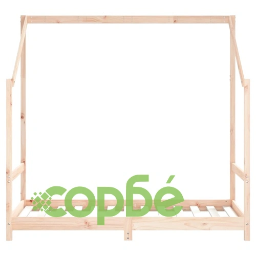 Рамка за детско легло 80x160 см масивна борова дървесина ➤ топ цена ➤ sorbe.bg