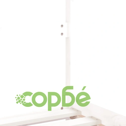 Детска рамка за легло бяла 80x160 см масивна борова дървесина ➤ топ цена ➤ sorbe.bg