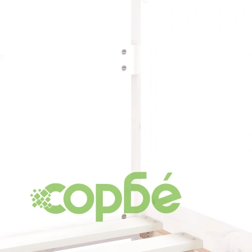 Детска рамка за легло, бяла, 90x190 см, бор масив ➤ топ цена ➤ sorbe.bg