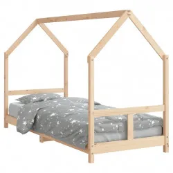 Детска рамка за легло 80x200 см борово дърво масив