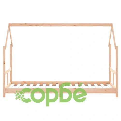 Детска рамка за легло 80x200 см борово дърво масив ➤ топ цена ➤ sorbe.bg