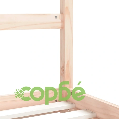 Рамка за детско легло, 90x200 см, масивна чамова дървесина ➤ топ цена ➤ sorbe.bg