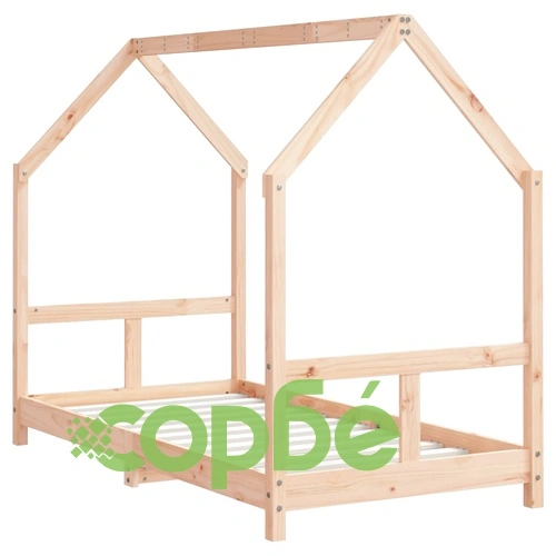 Рамка за детско легло 80x160 см масивна борова дървесина ➤ топ цена ➤ sorbe.bg