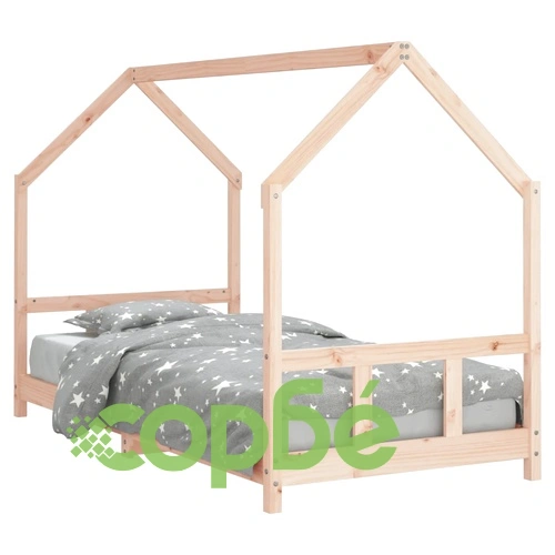 Детска рамка за легло, 90x190 см, бор масив ➤ топ цена ➤ sorbe.bg