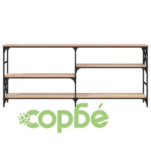 Конзолна маса, дъб сонома, 180x29x76,5 см, инженерно дърво ➤ топ цена ➤ sorbe.bg