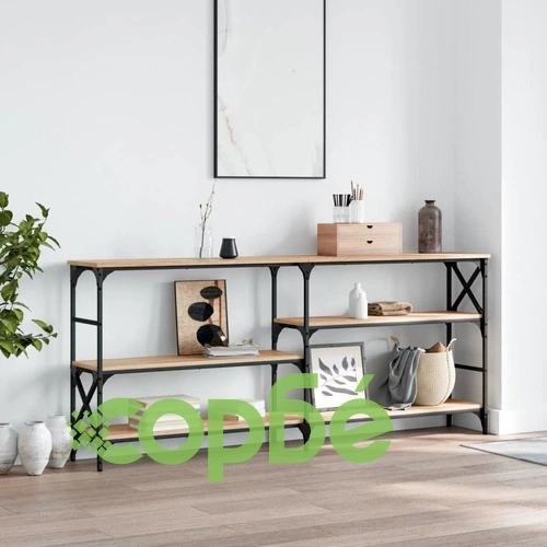 Конзолна маса, дъб сонома, 180x29x76,5 см, инженерно дърво ➤ топ цена ➤ sorbe.bg