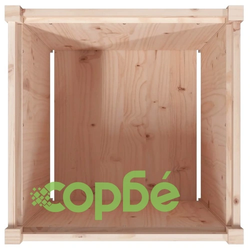 Градински сандък, 60x60x60 см, бор масив на топ цена от sorbe.bg Градински сандък, 60x60x60 см, бор масив ➤ топ цена ➤ sorbe.bg