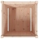 Градински сандък, 60x60x60 см, бор масив Градински сандък, 60x60x60 см, бор масив