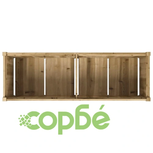 Градински сандък, 150x50x50 см, импрегнирано борово дърво ➤ топ цена ➤ sorbe.bg