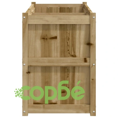 Градински сандък, 150x50x70 см, импрегнирано борово дърво ➤ топ цена ➤ sorbe.bg
