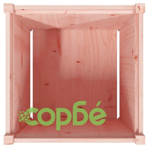 Градински сандък, 60x60x60 см, дугласко дърво масив ➤ топ цена ➤ sorbe.bg