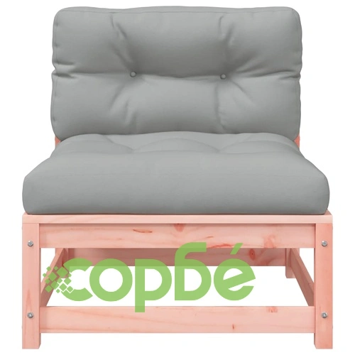 Градинско кресло без подлакътници, с възглавници и табуретка ➤ топ цена ➤ sorbe.bg