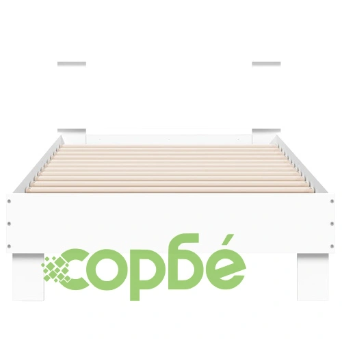 Рамка за легло с табла и LED осветление, бяла, 90x190 см ➤ топ цена ➤ sorbe.bg