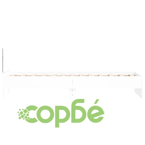 Рамка за легло с табла и LED осветление, бяла, 90x200 см ➤ топ цена ➤ sorbe.bg