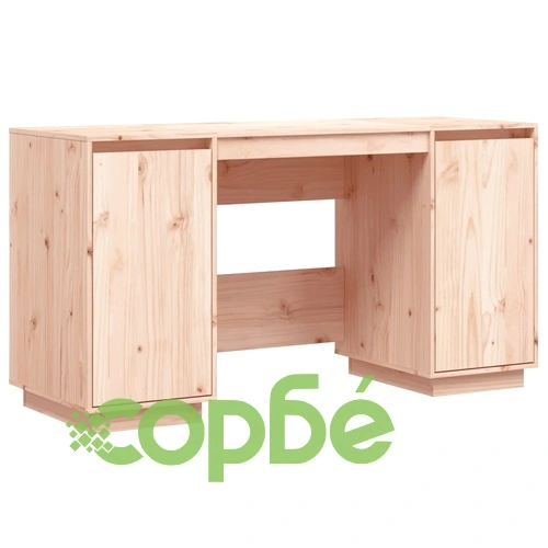Бюро, 140x50x75 см, борово дърво масив ➤ топ цена ➤ sorbe.bg