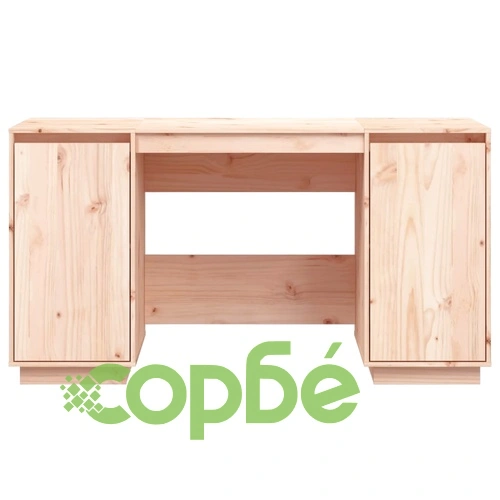 Бюро, 140x50x75 см, борово дърво масив ➤ топ цена ➤ sorbe.bg