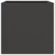 Кашпи, 2 бр, черни, 32x30x29 см, студеновалцувана стомана