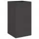 Кашпа, черна, 42x38x75 см, студеновалцувана стомана