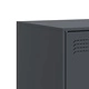 ТВ шкафове 2 бр антрацит 67x39x44 см стомана