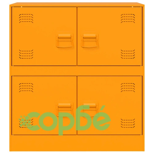 Бюфет, горчица жълто, 67x39x73 см, стомана ➤ топ цена ➤ sorbe.bg