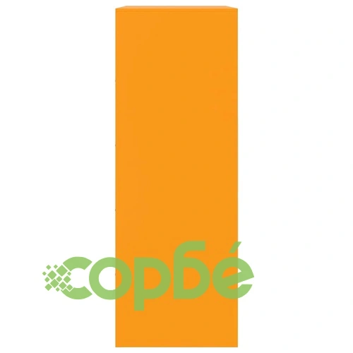 Бюфет, горчица жълто, 67x39x107 см, стомана ➤ топ цена ➤ sorbe.bg