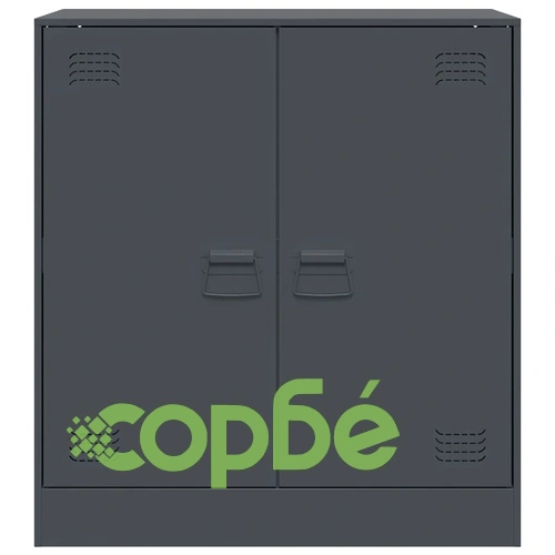 Бюфет, антрацит, 67x39x73 см, стомана ➤ топ цена ➤ sorbe.bg