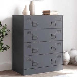 Бюфет, антрацит, 67x39x83 см, стомана