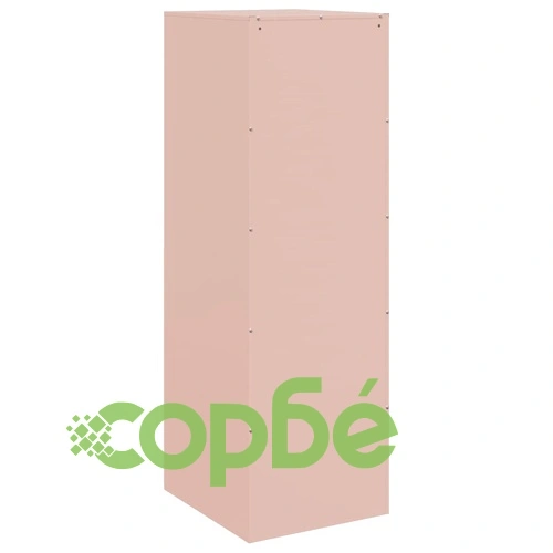 Бюфет, розов, 34,5x39x107 см, стомана ➤ топ цена ➤ sorbe.bg