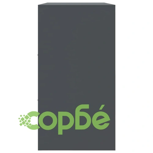 Бюфет, антрацит, 99x39x73 см, стомана ➤ топ цена ➤ sorbe.bg