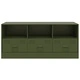 ТВ шкаф, маслиненозелен, 99x39x44 см, стомана