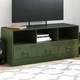ТВ шкаф, маслиненозелен, 99x39x44 см, стомана