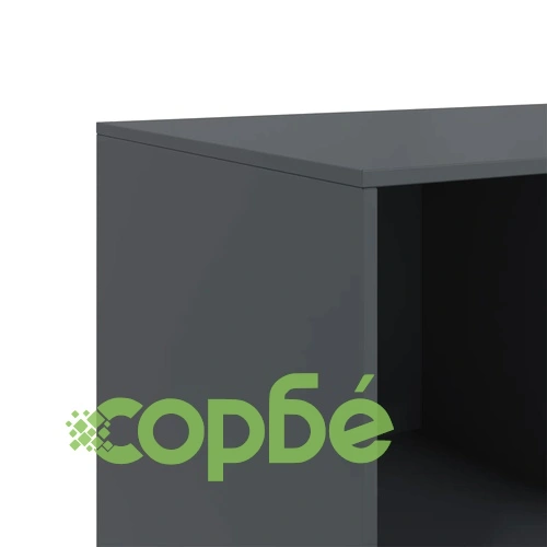 Бюфет, антрацит, 99x39x73 см, стомана ➤ топ цена ➤ sorbe.bg