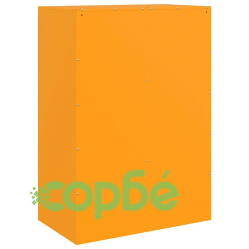 Висок шкаф, горчица жълто, 67x39x95 см, стомана ➤ топ цена ➤ sorbe.bg