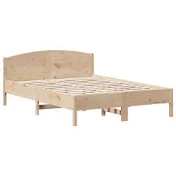 Рамка за легло с табла, 120х200 см, бор масив