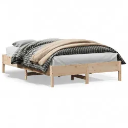 Рамка за легло, бор масив, 150x200 cм