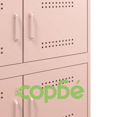 Бюфет, розов, 68x39x79 см, стомана ➤ топ цена ➤ sorbe.bg