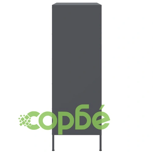 Висок шкаф, антрацит, 68x39x113 см, стомана ➤ топ цена ➤ sorbe.bg