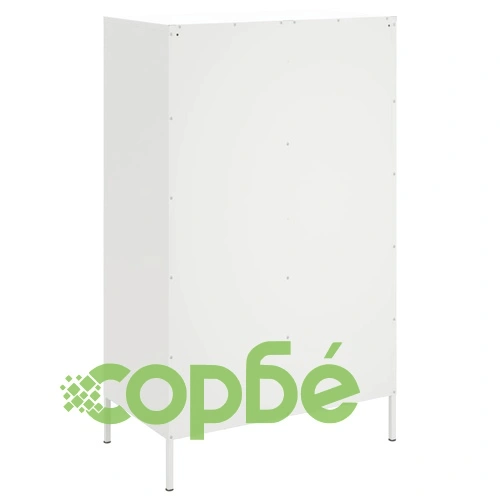 Висок шкаф, бял, 68x39x113 см, стомана ➤ топ цена ➤ sorbe.bg