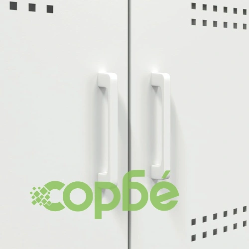 Висок шкаф, бял, 68x39x113 см, стомана ➤ топ цена ➤ sorbe.bg